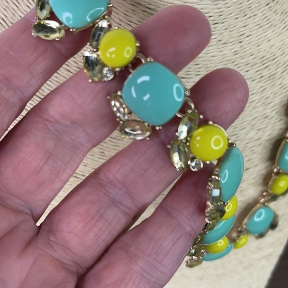 Banana Republic Teal Yellow Gold Necklace - Picture 2 of 7